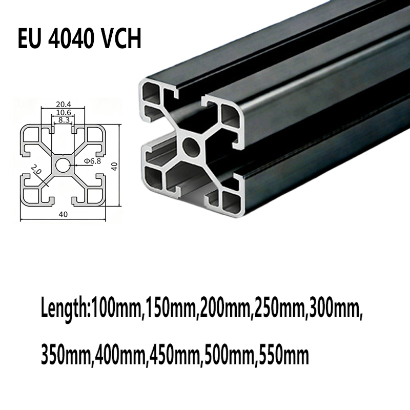3D Printing Guide - 1PC 2PCS BLACK 4040 European Standard