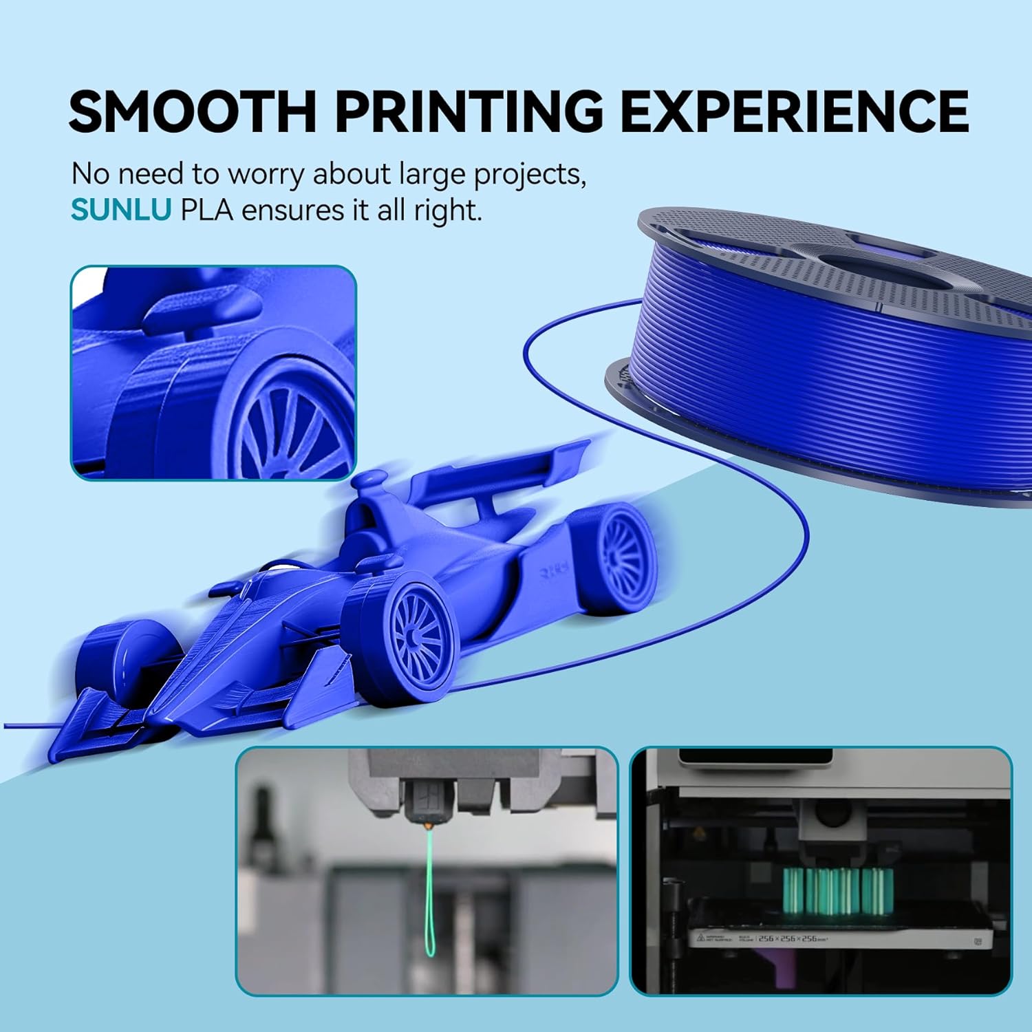 SUNLU PLA/PLA+/PETG/SILK/PLA M - đánh giá và giá 3D Printing Nylon
