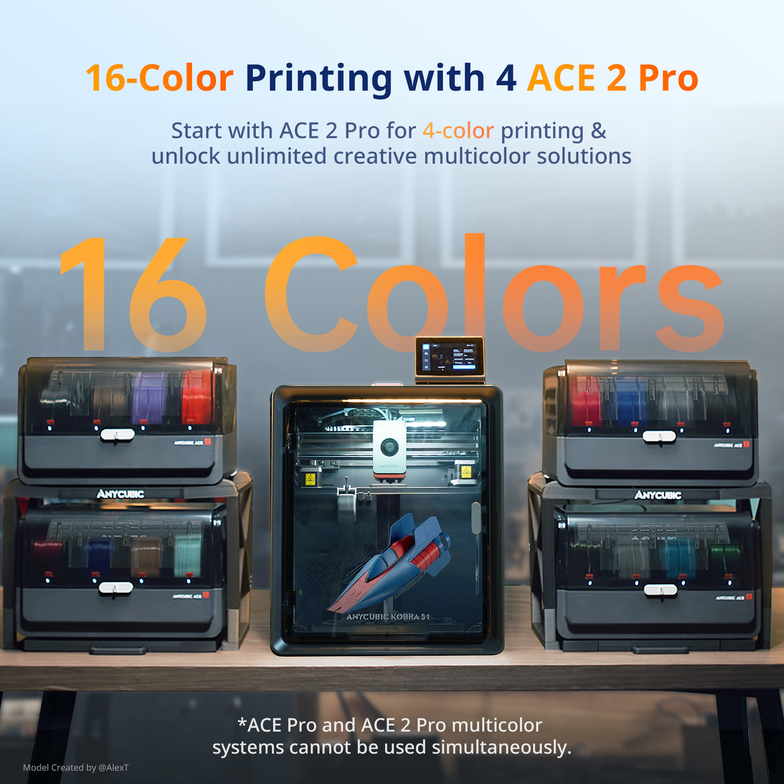 Anycubic Kobra S1 ACE 2 Pro Co - đánh giá và giá 3D Printing Online Service