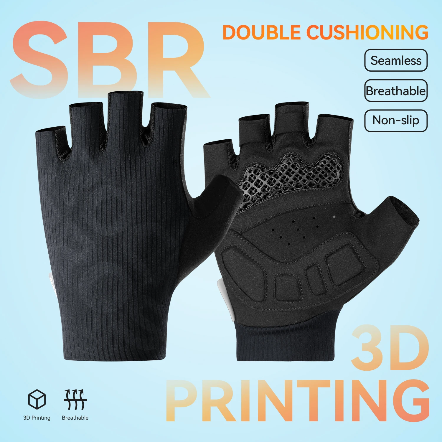 ROCKBROS Cycling Gloves Breath - đánh giá và giá 3D Printing Nylon