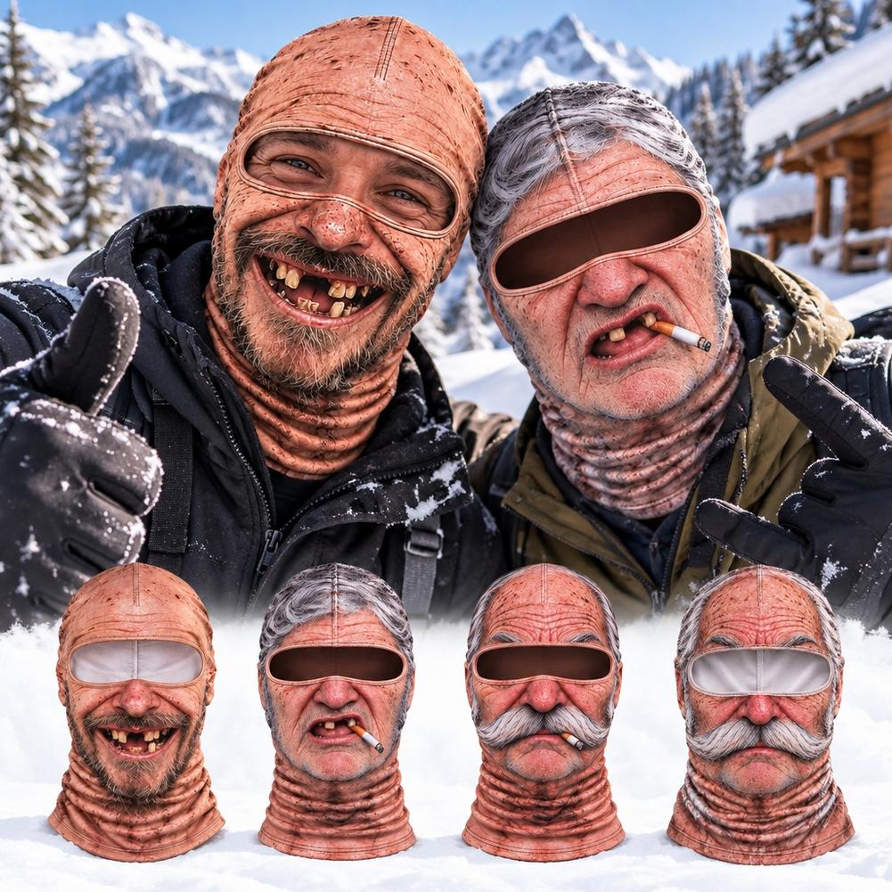 1pcs 3D Face Printed Old Man B - đánh giá và giá 3D Printing Mask
