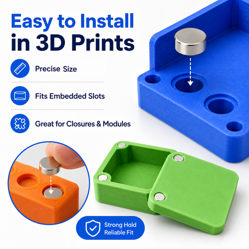200pcs/box 3D Printing Magnets - đánh giá và giá 3D Printing Bambu Lab