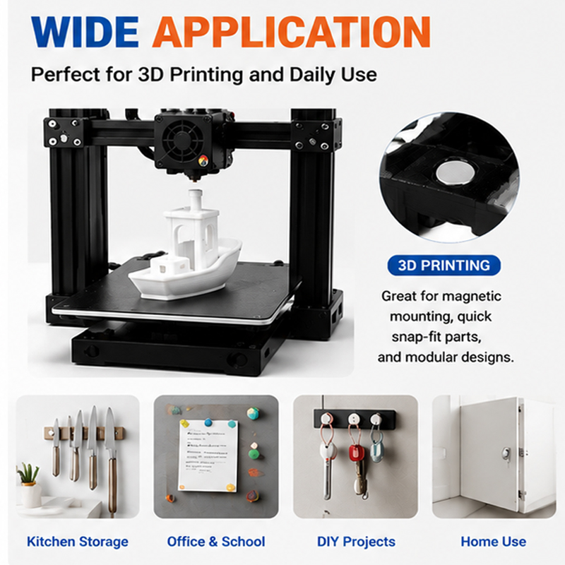 200pcs/box 3D Printing Magnets - đánh giá và giá 3D Printing Bambu Lab